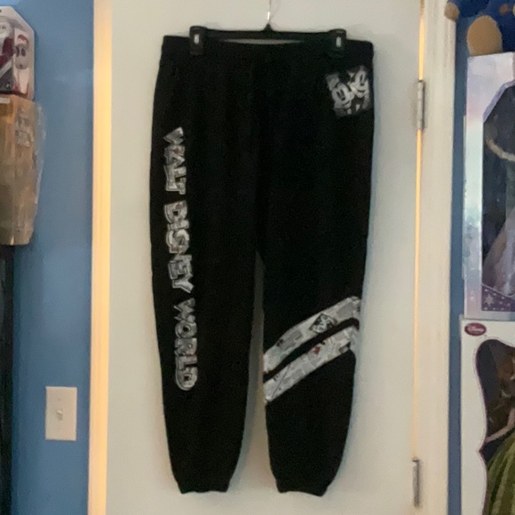 Disney World Mickey and Minnie Sweatpants - Picture 1 of 7